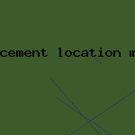 cement location manufacturing